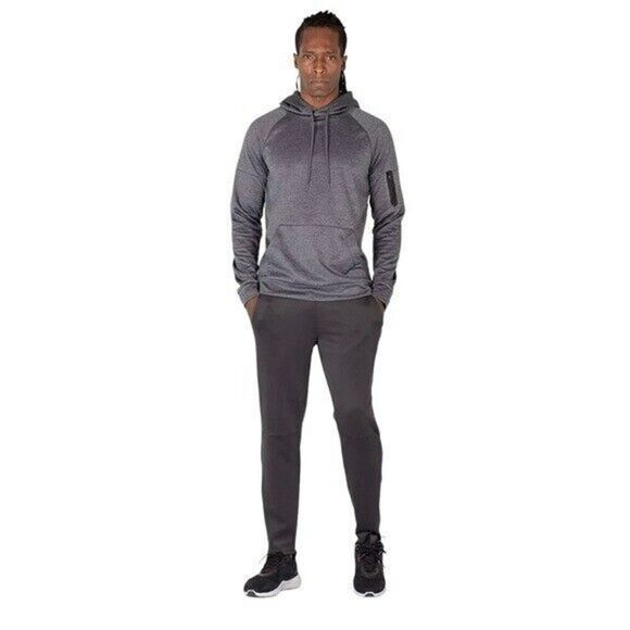 Layer 8 Men’s Gray Performance Hoodie Size Small NEW - Picture 12 of 12